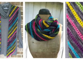 Reversible Lace Scarf Free Knitting Pattern