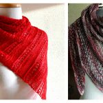 Triangle Lace Shawl Free Knitting Pattern