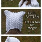 Cat Ear Flap Hat Free Knitting Pattern