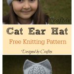 Cat Ear Hat Free Knitting Pattern