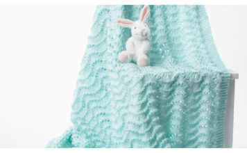 Road Trip Lace Baby Blanket Free Knitting Pattern