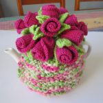 Rosebuds Tea Cosy Free Knitting Pattern