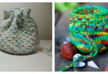 Treasure Pouch Free Knitting Pattern