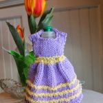 Dishcloth Dresses Free Knitting Pattern