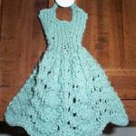 Dishcloth Dresses Free Knitting Pattern