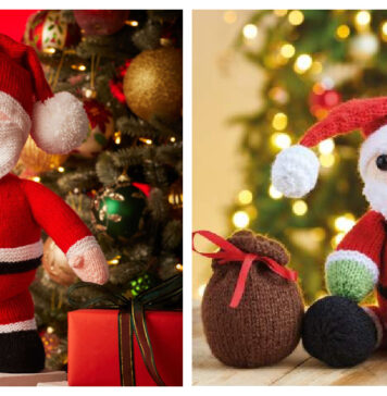 10+ Christmas Santa Free Knitting Pattern