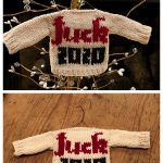 2020 Commemorative Sweater Ornament Free Knitting Pattern