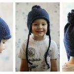 All in the Family Earflap Hat Free Knitting Pattern