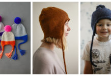 All in the Family Earflap Hat Free Knitting Pattern