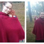 Babywearing Poncho Free Knitting Pattern