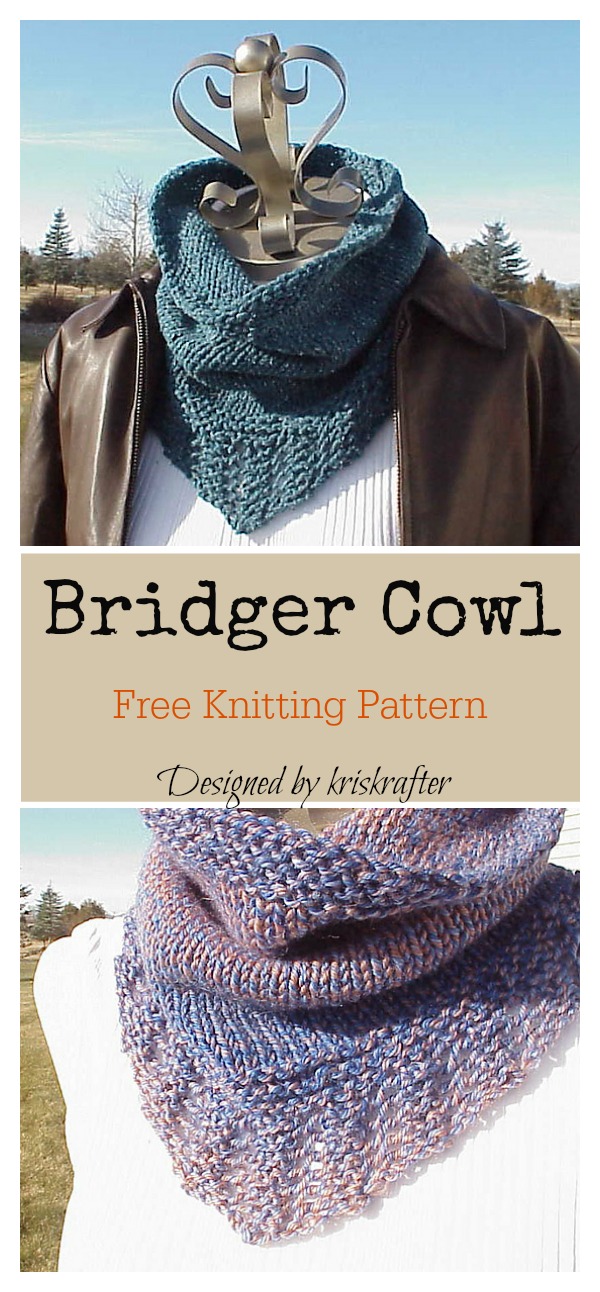 Bridger Cowl Free Knitting Pattern
