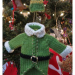 Buddy the Elf Sweater & Hat Ornament Free Knitting Pattern