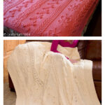 Butterfly Cabled Blanket Free Knitting Pattern