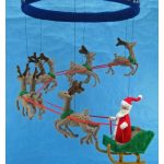 Christmas Santa Mobile Knitting Pattern