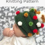 Christmas Tree Baby Hat Free Knitting Pattern