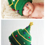 Christmas Tree Hat Knitting Pattern