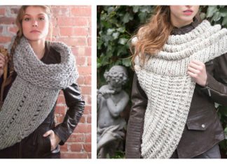 Cozy Cowl Vest Free Knitting Pattern