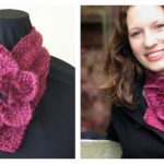 Flora Neck Warmer Scarf Free Knitting Pattern