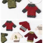 Holiday Cheer Mini Sweater Free Knitting Pattern