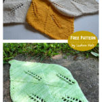 Leaf 4 you Dishcloth Free Knitting Pattern