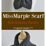 MissMarple Scarf Free Knitting Pattern