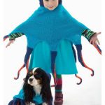 Octopus Poncho and Octopus Dog Sweater Free Knitting Pattern