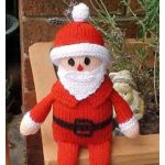 Santa Shelf Sitter Free Knitting Pattern