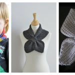 Self Fastening Keyhole Scarf Free Knitting Pattern
