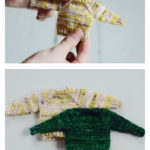 Teeny Tiny Holiday Sweater Ornament Free Knitting Pattern