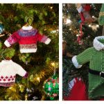 Tiny Sweater Ornament Free Knitting Pattern