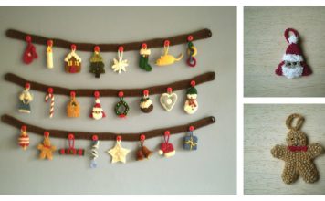 Advent Garland Free Knitting Pattern