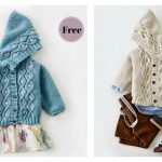 Cabled Baby Cardigan Sweater Free Knitting Pattern
