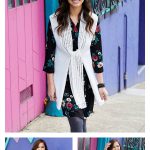 Casual Chic Vest Free Knitting Pattern