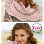 Wave Stitch Hat and Neck Warmer Free Knitting Pattern