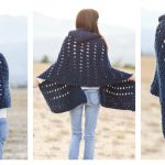Hooded Wrap Free Knitting Pattern