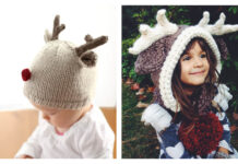 Reindeer Hat Knitting Patterns