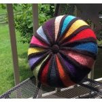 Round Cushion Free Knitting Pattern