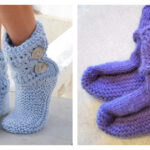 Simple Slipper Booties Free Knitting Pattern