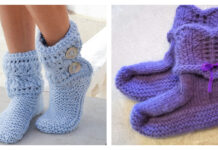 Simple Slipper Booties Free Knitting Pattern