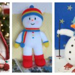 Snowman Free Knitting Pattern