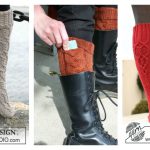 Cable Boot Socks Knitting Pattern