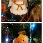 Christmas Angel Ornament Free Knitting Pattern