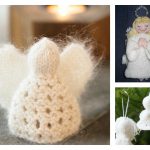 Christmas Angel Ornament Free Knitting Pattern