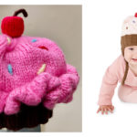 Cupcake Hat Free knitting Pattern