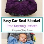 Easy Car Seat Blanket Free Knitting Pattern