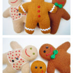 Gingerbread Boy Free Knitting Pattern