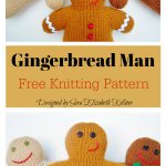 Gingerbread Man Free Knitting Pattern