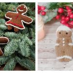 Gingerbread Man Free Knitting Pattern