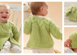 Leaf and Lace Baby Set Free Knitting Pattern