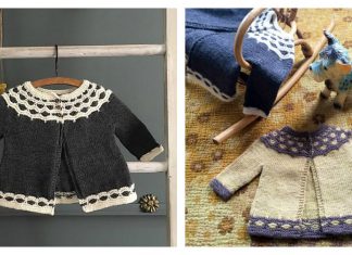 Mabel Baby Cardigan Free Knitting Pattern